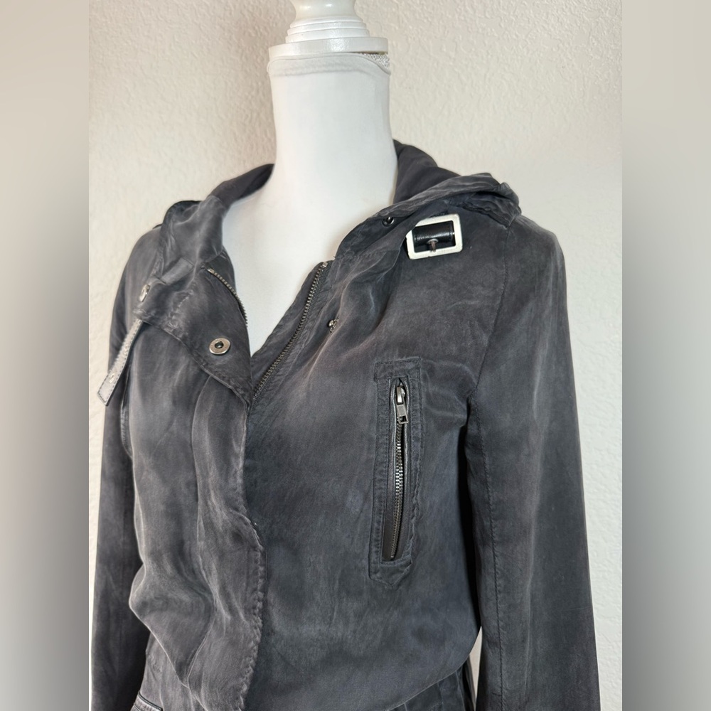 Maje Black Utility Jacket. Small - image 2